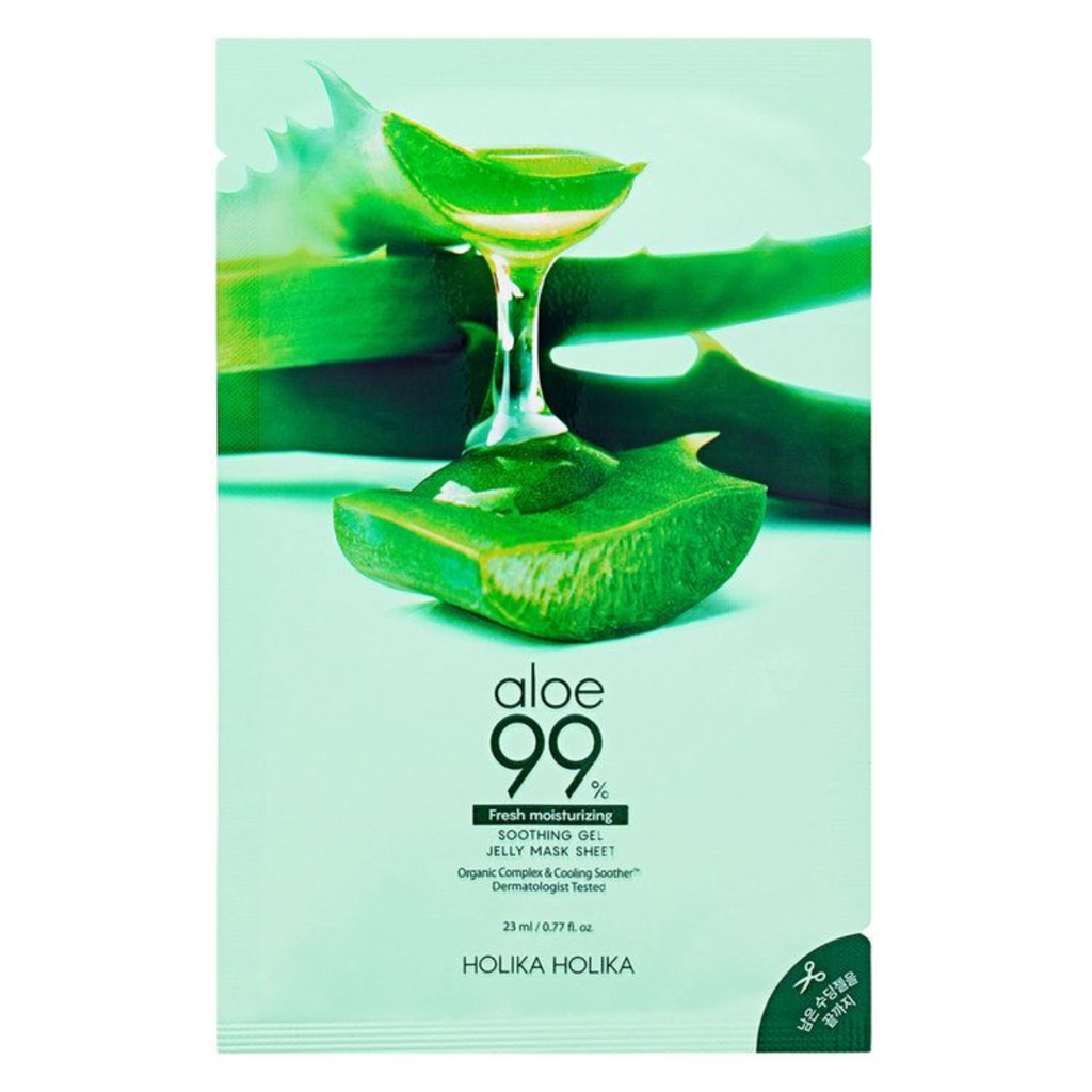 HOLIKA HOLIKA Aloe 99 % Soothing Gel Jelly Mask Sheet 23ml - Kasvojen hoito - Holika Holika - Nicca.fi