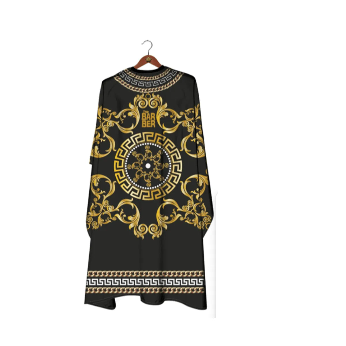 Barber Parturikappa Baroque Gold – musta/kulta, koristeellinen kuosi