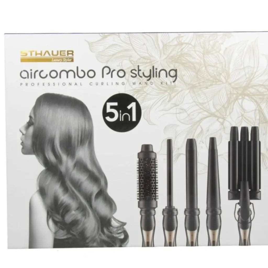Sthauer Air Combo Pro Styling 5-in-1 Kiharrinsetti - Muotoiluraudat ja suoristusraudat - Xanitalia - Nicca.fi