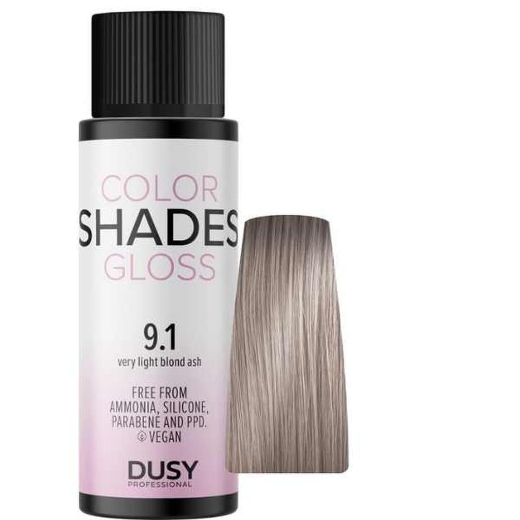 Dusy Color Shades 9.1 Very Light Blond Ash, 60 ml - Hiusten värjäys - Dusy Professional - Nicca.fi