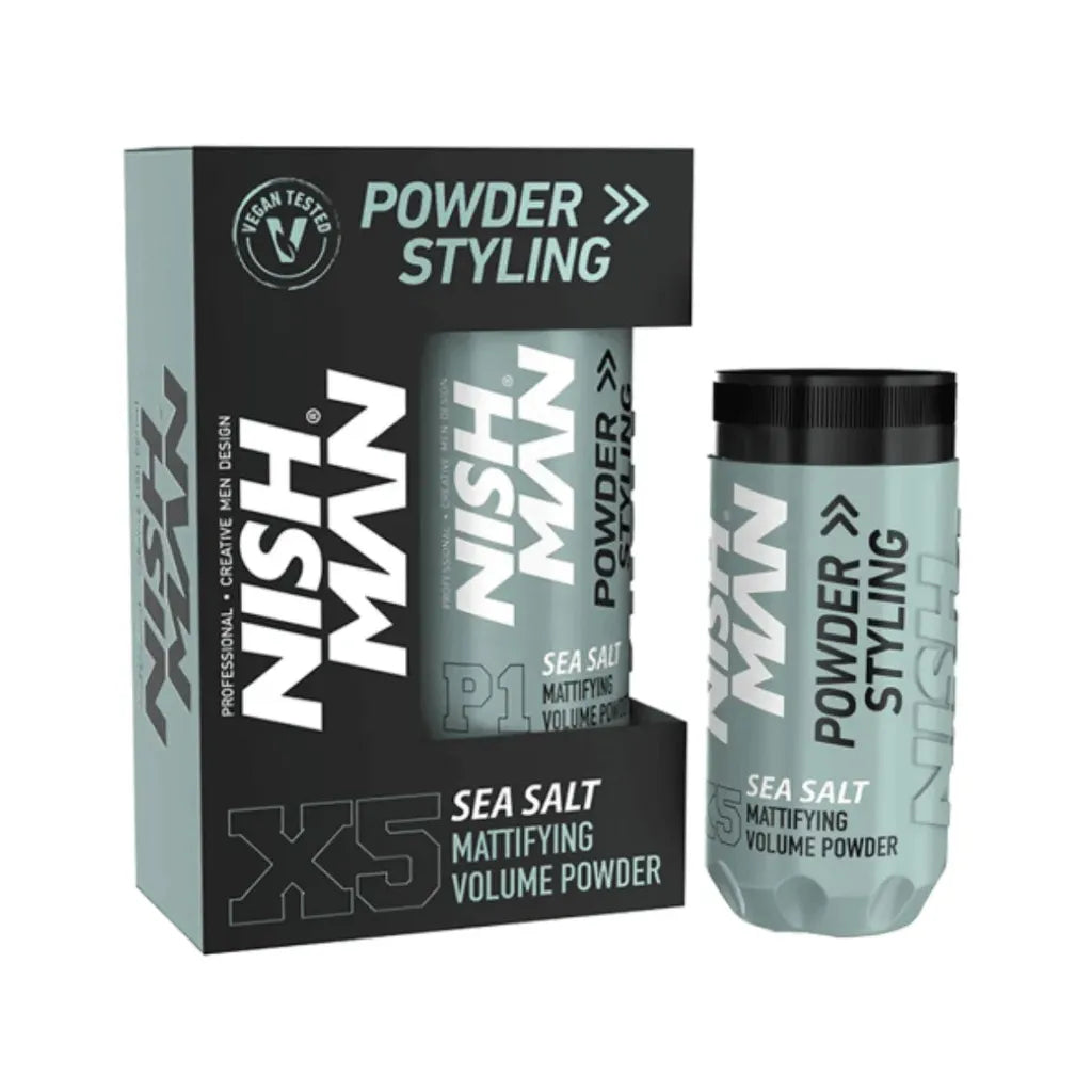 Nishman Powder Styling Wax Sea Salt X5 20 gr - Hiusten Muotoilutuotteet - Nishman - Nicca.fi