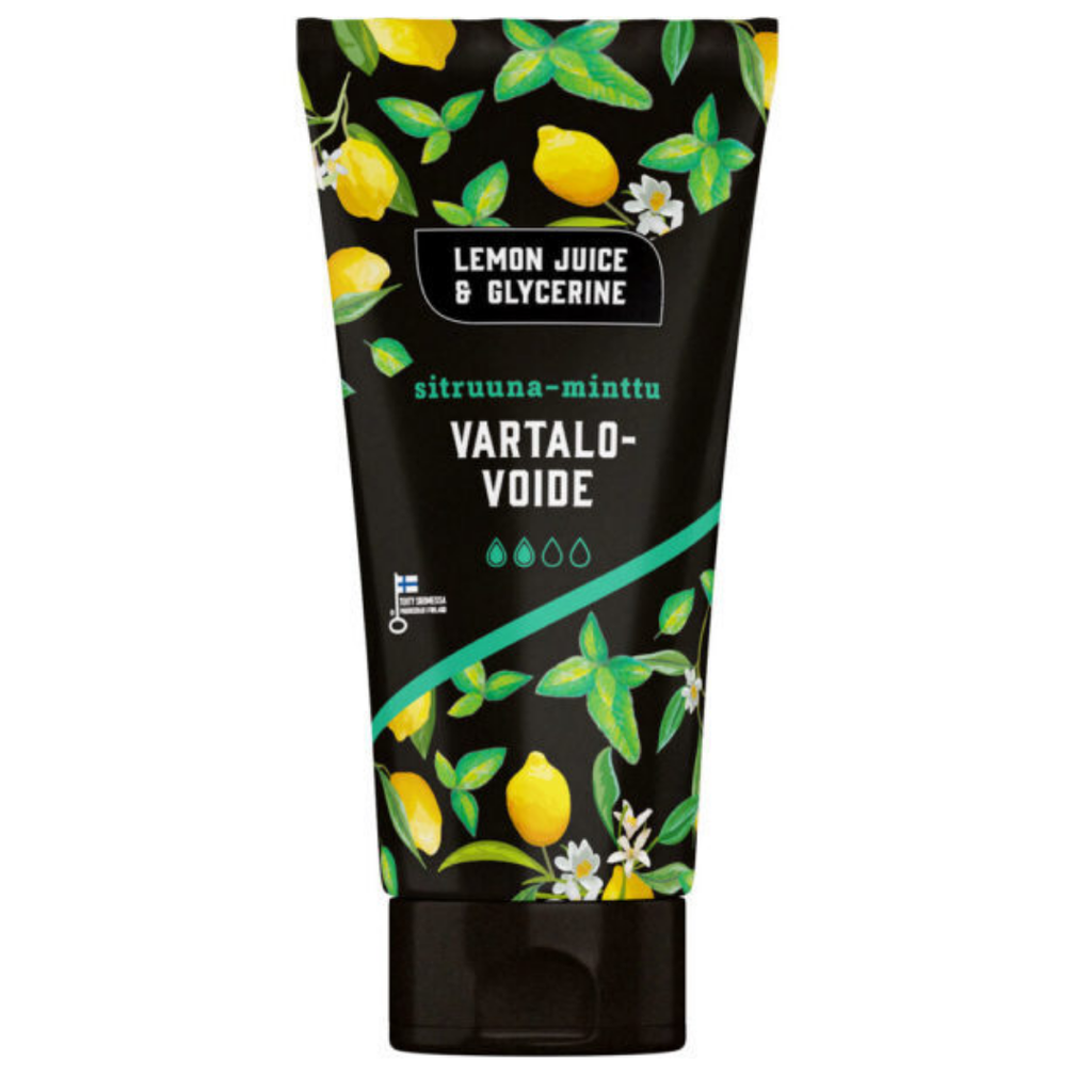 Lemon Juice & Glycerine Vartalovoide sitruuna-minttu 200ml - Vartalonhoito - Lemon Juice & Glycerine - Nicca.fi