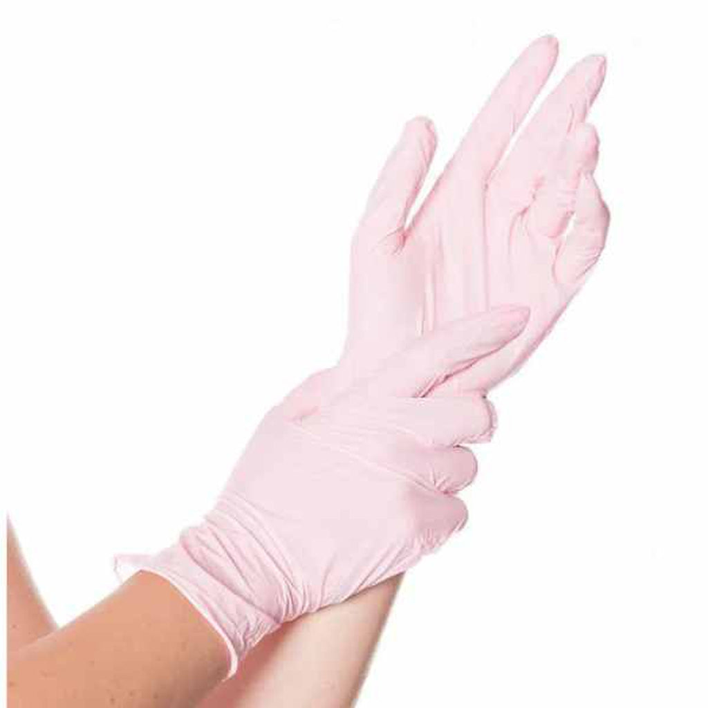 Nitrile glove SAFE LIGHT 100 pcs Pink size M