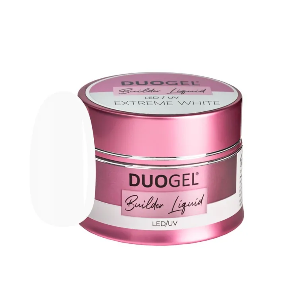 Builder Liquid LED/UV Builder Gel Extreme White 45 g - Builder Gel - Duogel - Nicca.fi