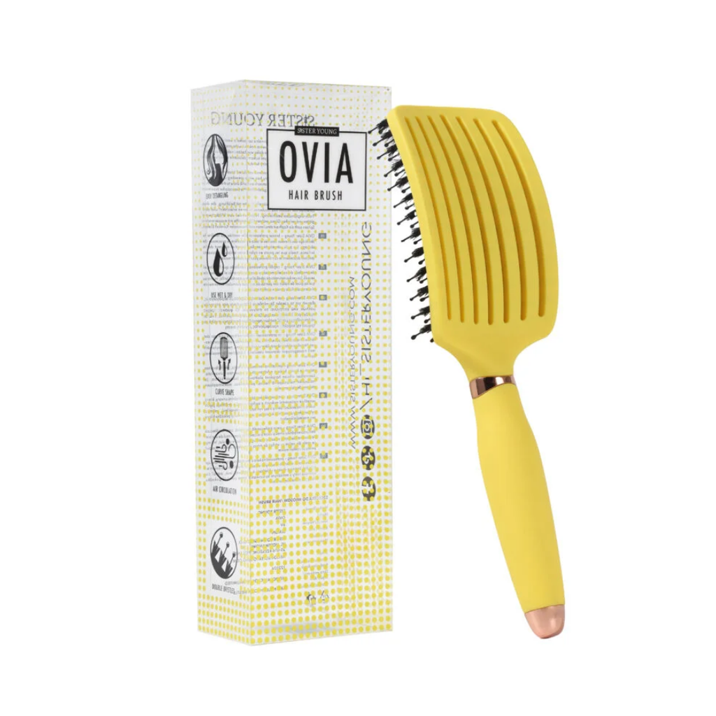 Sister Young Ovia BV selvitysharja villisian harjaksilla Lemon - Muut harjat - Sister Young - Nicca.fi