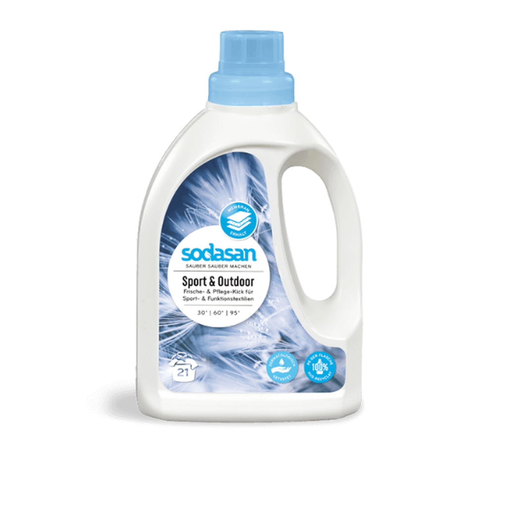 Sodasan pyykinpesuaine Sports and Outdoor 750 ml