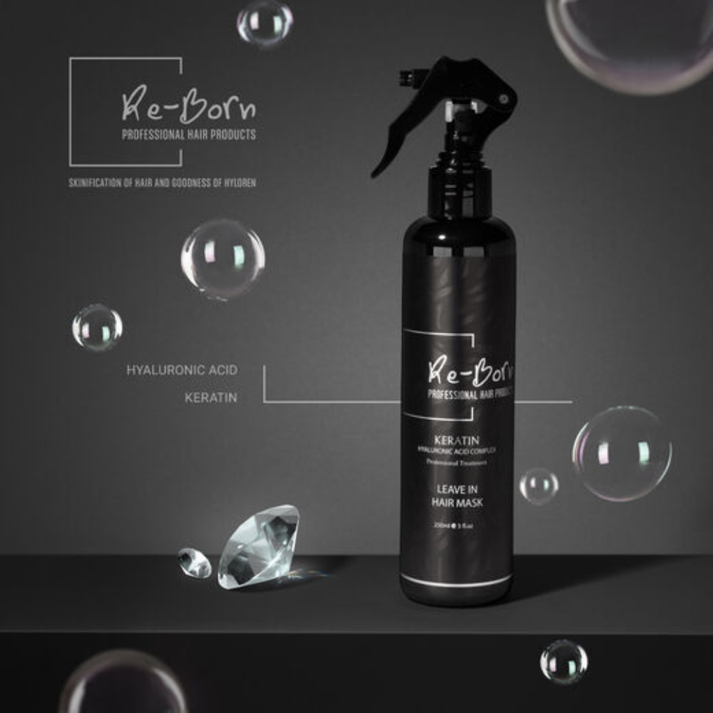 Re-Born Hairsolution Keratin Leave In Hair Mask 250 ml - Hoitoaineet - Re-Born Hairsolution - Nicca.fi