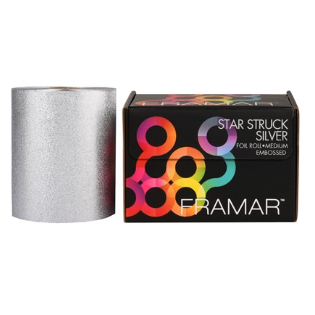 Framar Star Struck Silver Foil Embossed Medium 97,5m - Foliot - Framar - Nicca.fi