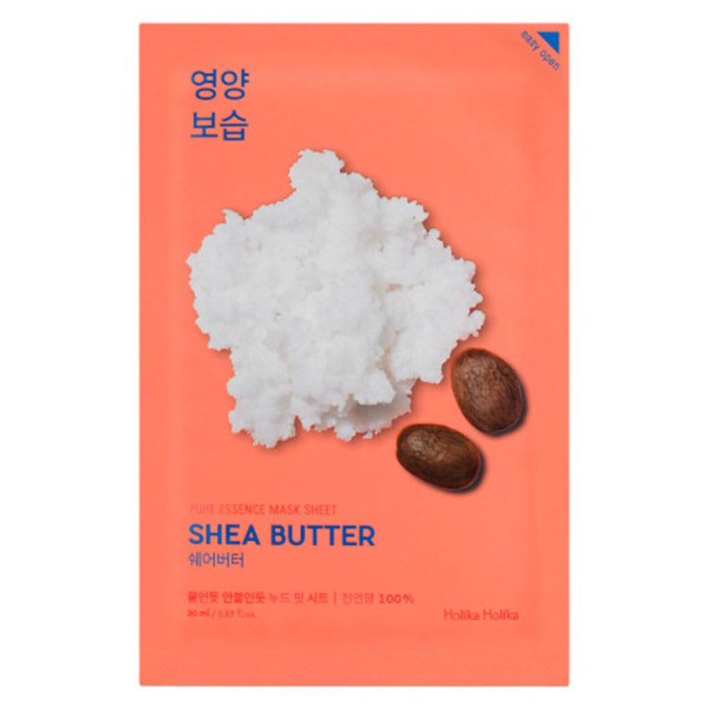HOLIKA HOLIKA Pure Essence Mask Sheet Shea Butter 23 ml - Kasvojen hoito - Holika Holika - Nicca.fi