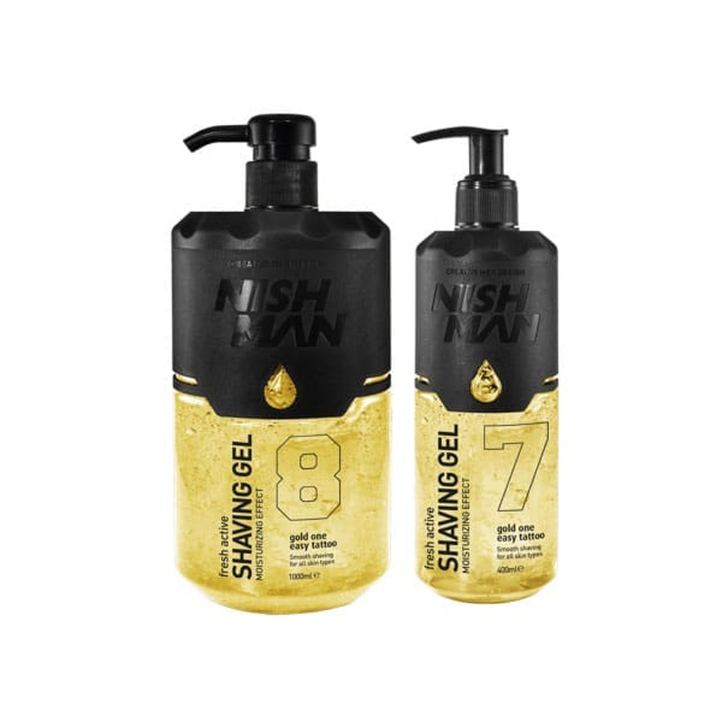 Nishman Shaving Gel no. 7, 400ml - Viiksien-ja parranhoitotuotteet - Nishman - Nicca.fi