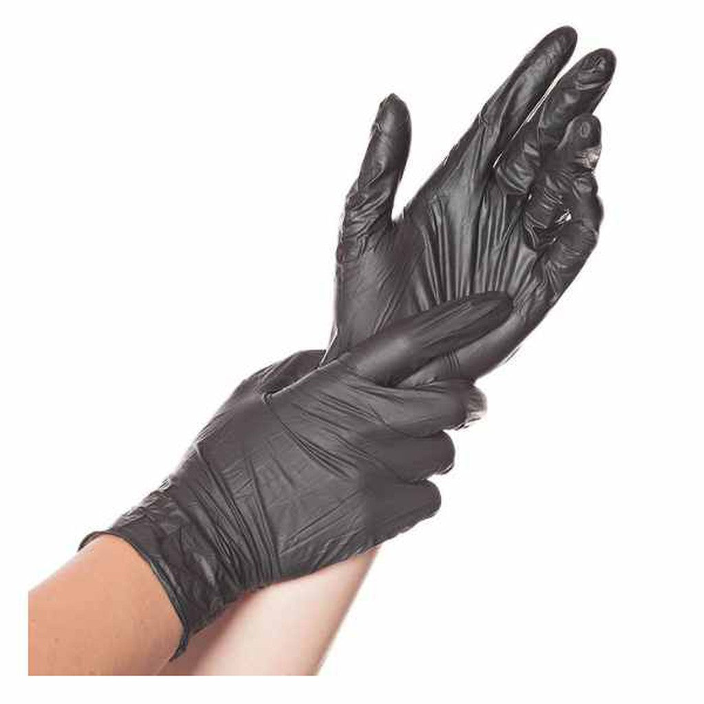 Nitrile glove Safe Care 10 pcs black size M