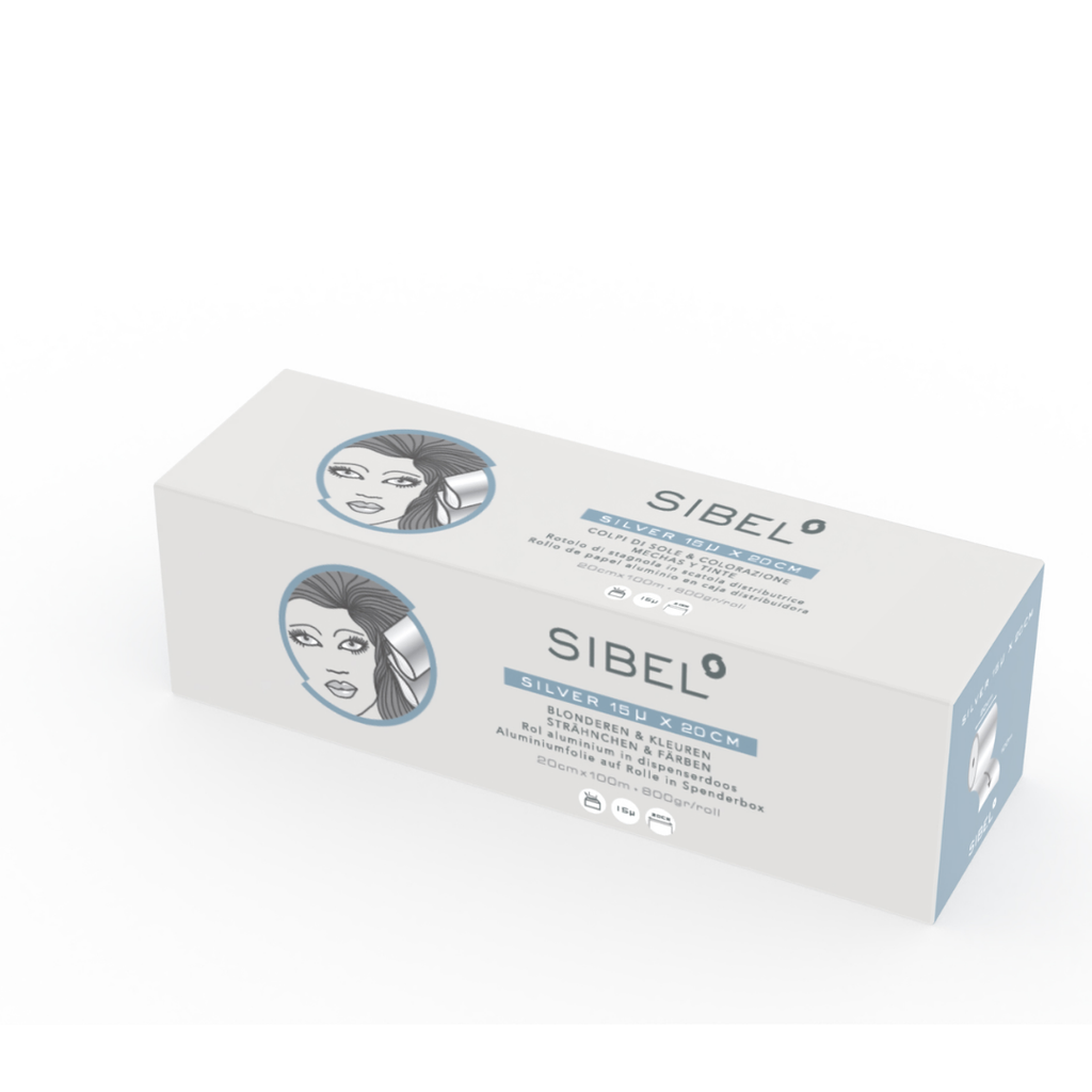 High-light Alumiinifolio Roll 15μ Silver 20cmx100m - Foliot - Sibel - Nicca.fi