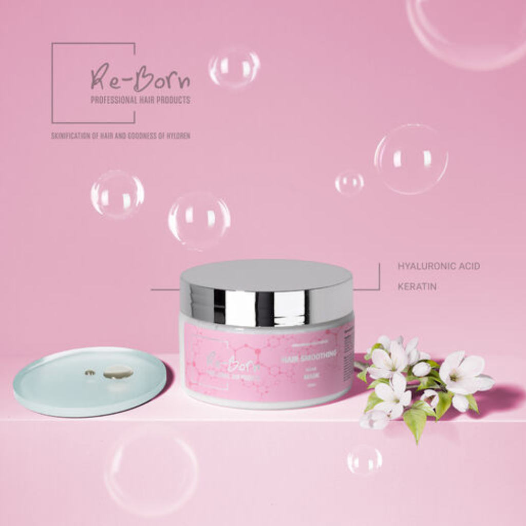 Re-Born HairsolutionSmoothing Repair Mask 250ml - Hoitoaineet - Re-Born Hairsolution - Nicca.fi