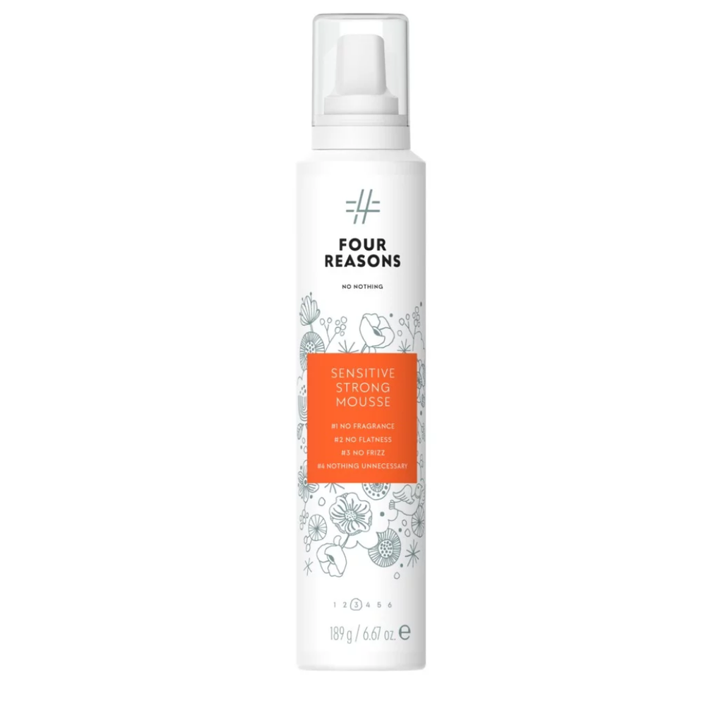 Four Reasons No Nothing Sensitive Strong Mousse 200 ml - Muotoilu- ja viimeistelytuotteet - Four Reasons - Nicca.fi