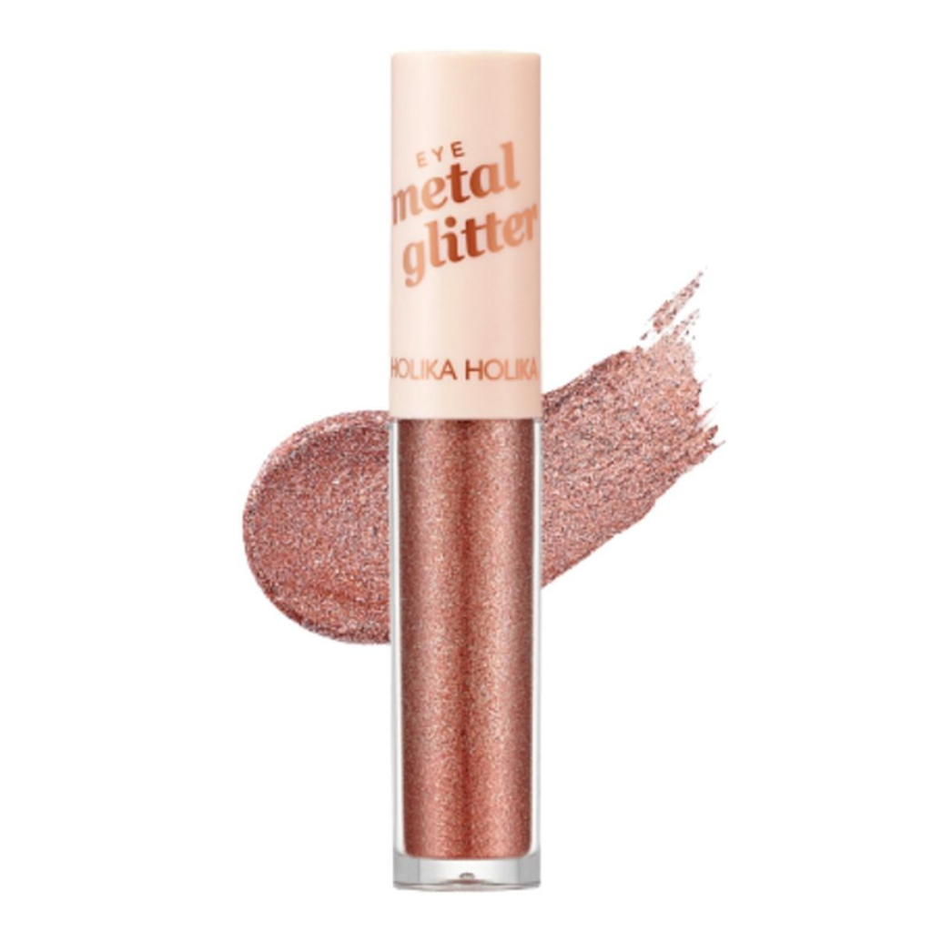 HOLIKA HOLIKA Eye Metal Glitter 02 Rose Burst -nestemäinen luomiväri - Silmänympärys - Holika Holika - Nicca.fi