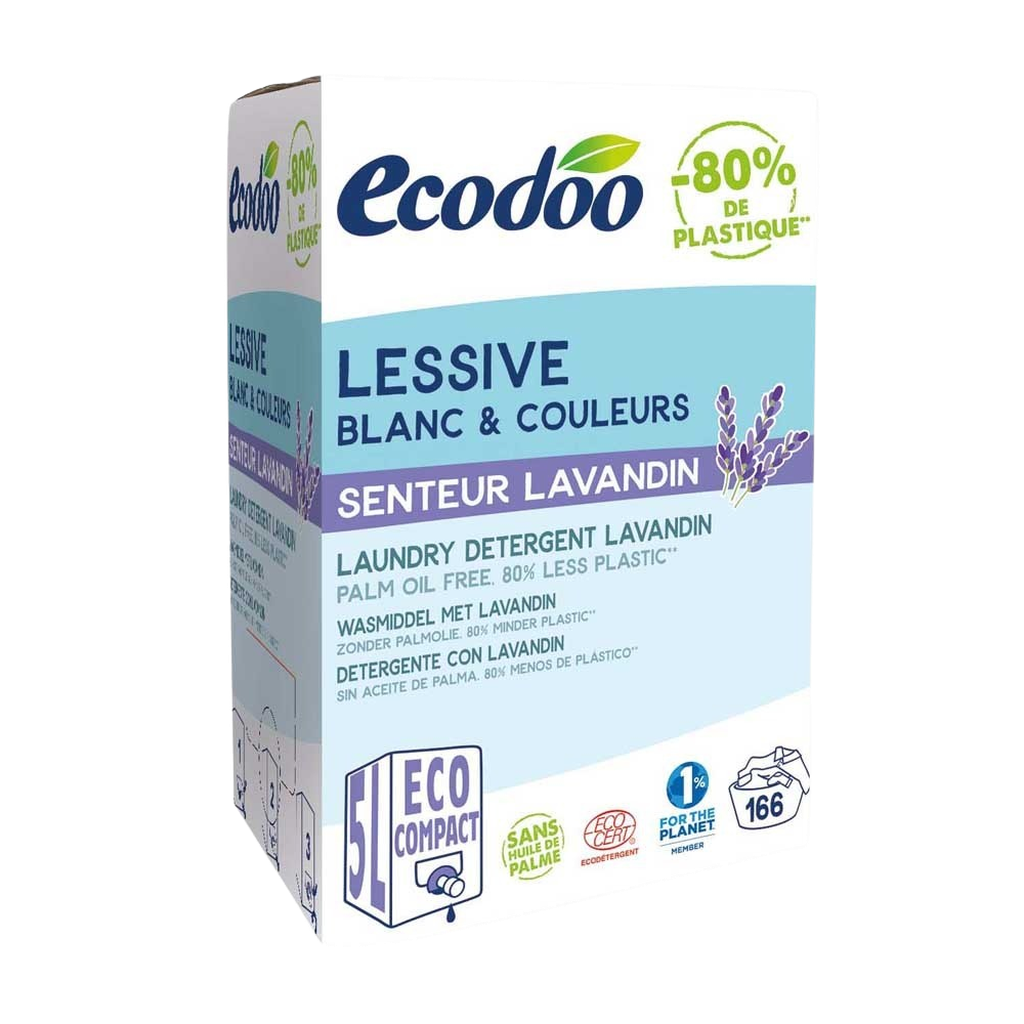 Ecodoo pyykinpesuaine Laventeli, hanapakkaus, 5 l - Pesuaineet - Ecodoo - Nicca.fi