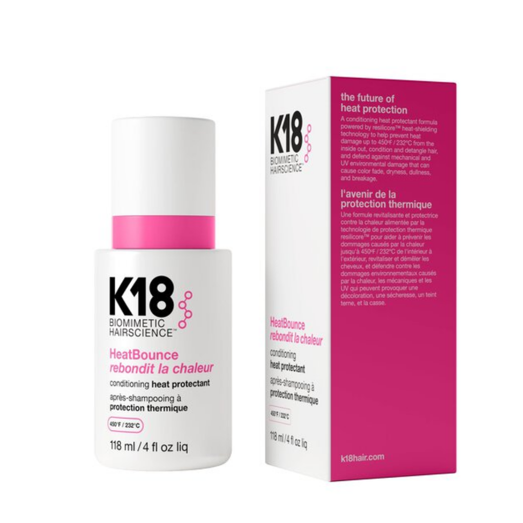 K18 HeatBounce Conditioning Heat Protectant -lämpösuojasuihke 118 ml - Muotoilu ja viimeistely - K18 - Nicca.fi