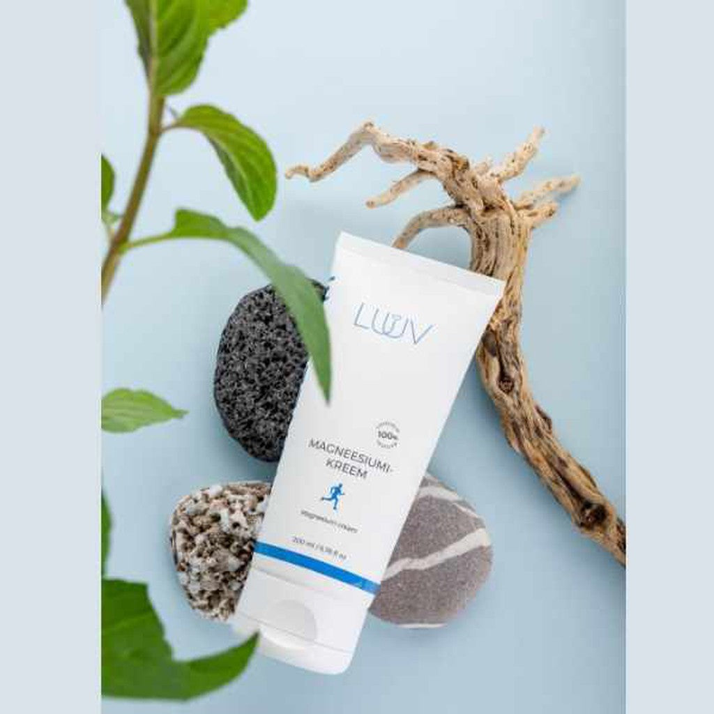 LUUV Magnesium Cream (ECOCERT /COSMOS )200 ml - Vartalon-ja jalkojen hoito - Luuv - Nicca.fi