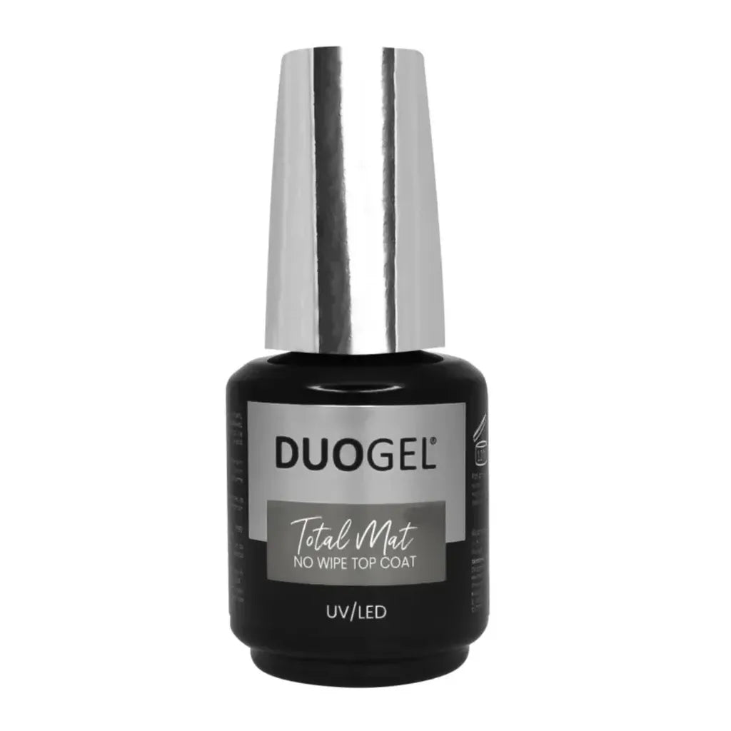 DUOGEL Top Coat Total Mat No Wipe - 15 ml - Geelilakat - Duogel - Nicca.fi