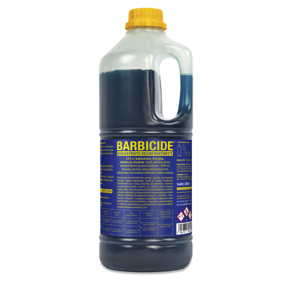 Barbicide Concentrate Desinfiointitiiviste 2000 ml - Puhdistusaineet ja hygienia - Barbicide - Nicca.fi