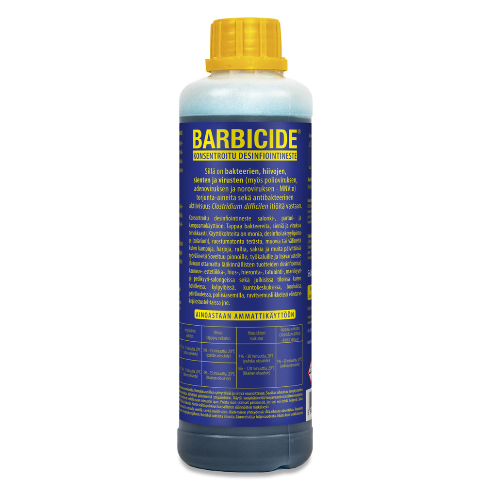 Barbicide Desinfiointitiiviste 500 ml - Puhdistusaineet ja hygienia - Barbicide - Nicca.fi