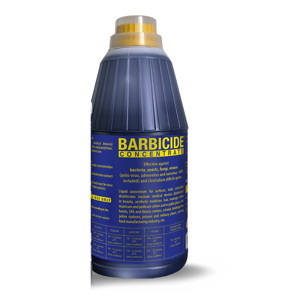 Barbicide Concentrate Desinfiointitiiviste 1900 ml - Desinfionti - Barbicide - Nicca.fi