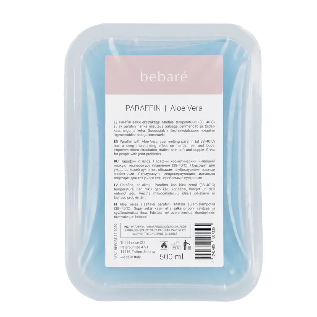 BEBARÉ Aloe Vera Parafiini, 500 ml - Parafiini - BEBARÉ - Nicca.fi