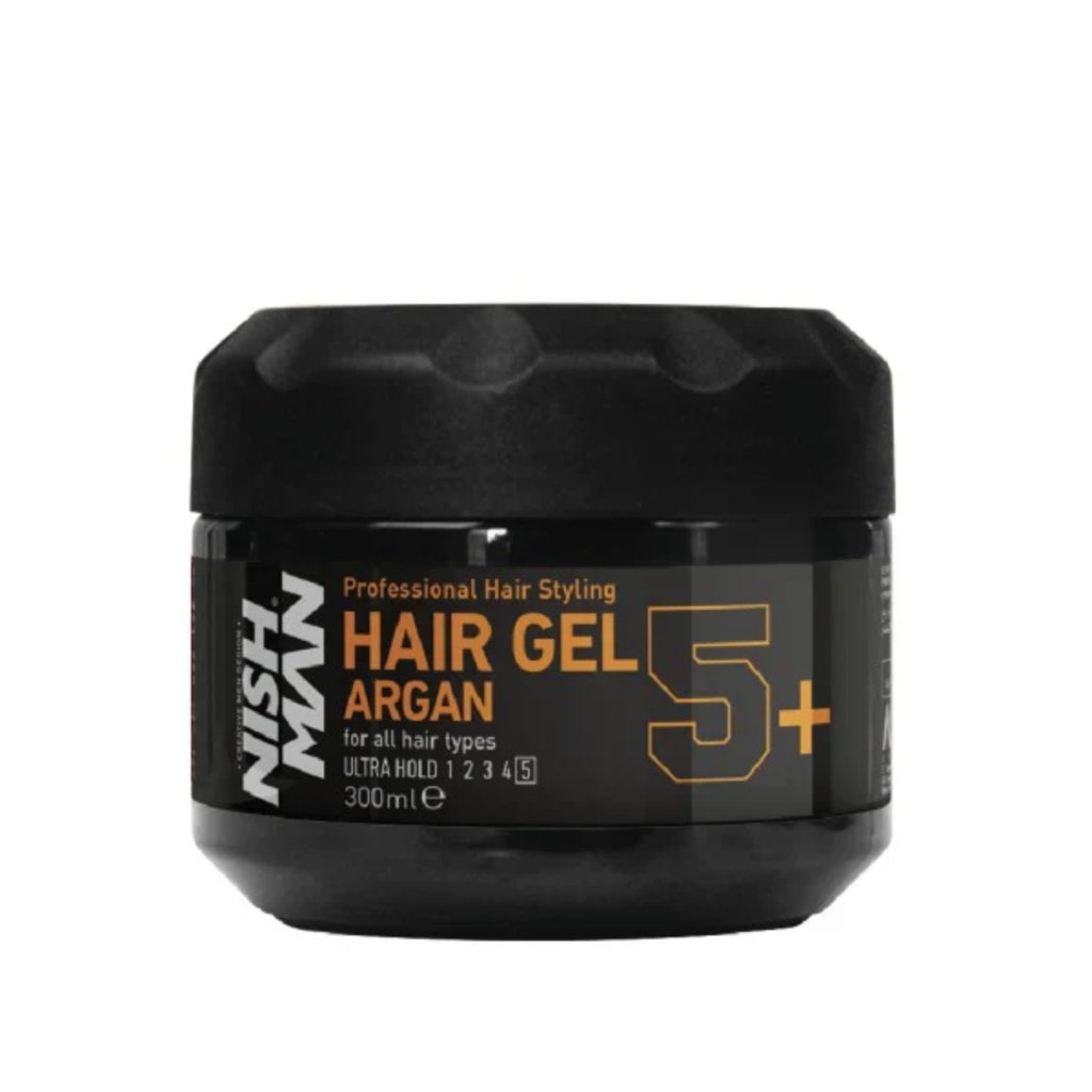 Nishman Hair Gel Argan 5+ Ultra Hold 300ml - Vahat - Nishman - Nicca.fi