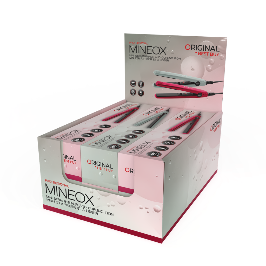 Mineox Mini Straightener – punainen minisuoristusrauta - Miniraudat - Original - Nicca.fi