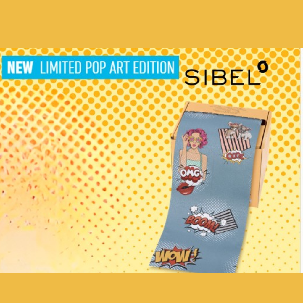 Sibel Embossed Alufoil Roll PopArt Limited Edition 12,7 cm x 97 m - Foliot - Sibel - Nicca.fi