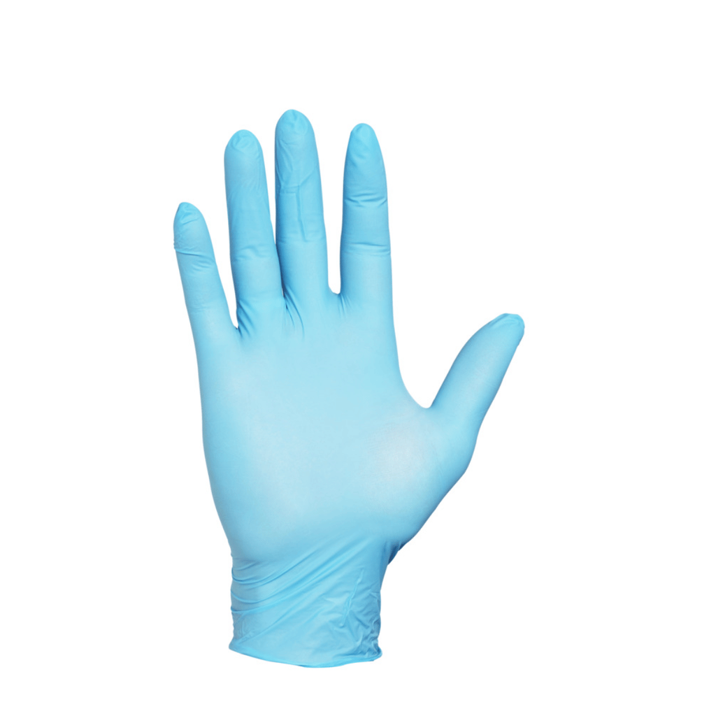 Nitriilikäsine Worksafe Blue Classic+, koko M - Nitriilikäsineet - Worksafe - Nicca.fi