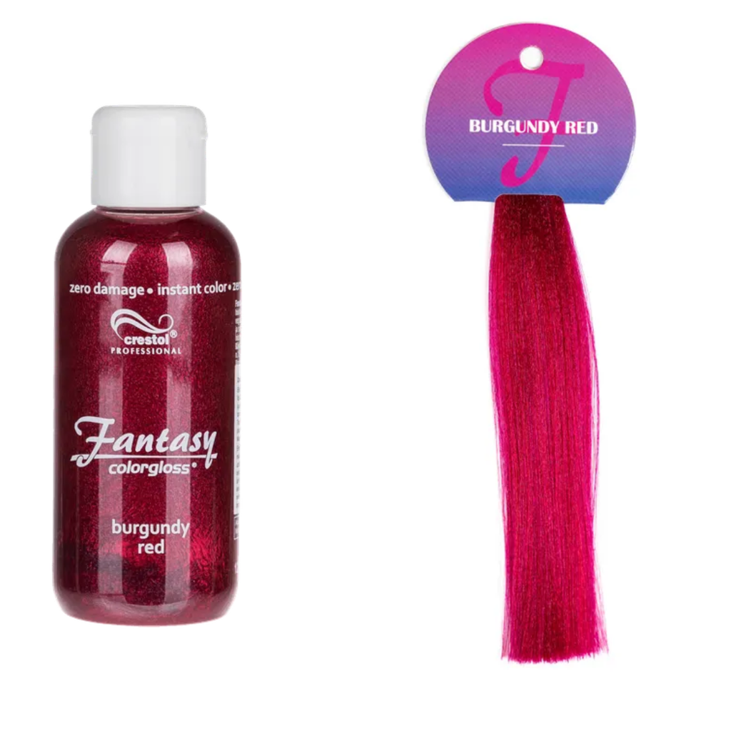 Crestol Fantasy Color suoraväri 125 ml – Burgundy Red (viininpunainen) - Suoravärit - Crestol - Nicca.fi