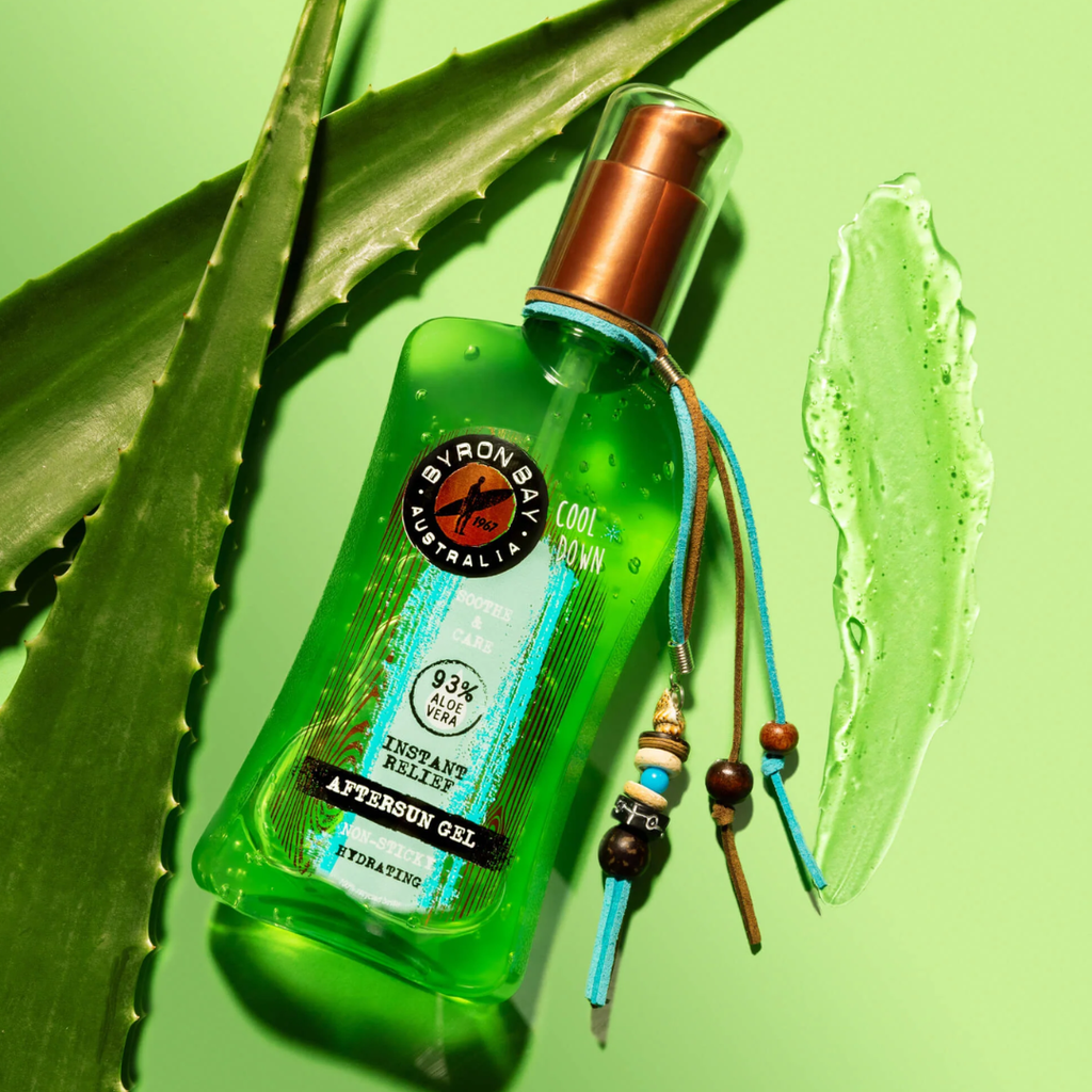 Byron Bay Aftersun Cooling Aloe Vera Gel, 200 ml - Aurinkotuotteet - Byron Bay - Nicca.fi
