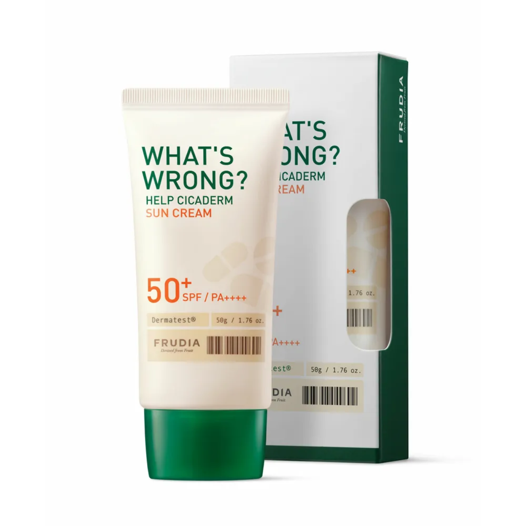 Frudia What's Wrong Help Cicaderm Sun Cream 50+ - Aurinkotuotteet - Frudia - Nicca.fi