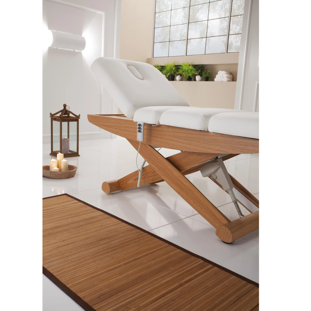 Colonial Wood Spa hoitopöytä 3 moottorilla - Kauneushoitolan kalusteet ja tarvikkeet - Xanitalia - Nicca.fi