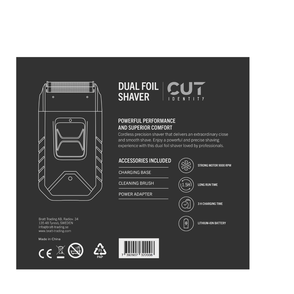 Cut ID Cera Dual Foil Shaver -Viimeistelykone