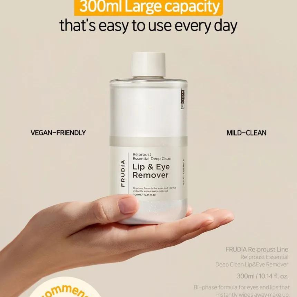 Frudia Re:proust Essential Deep Clean Lip & Eye Remover - Puhdistusaine - Frudia - Nicca.fi