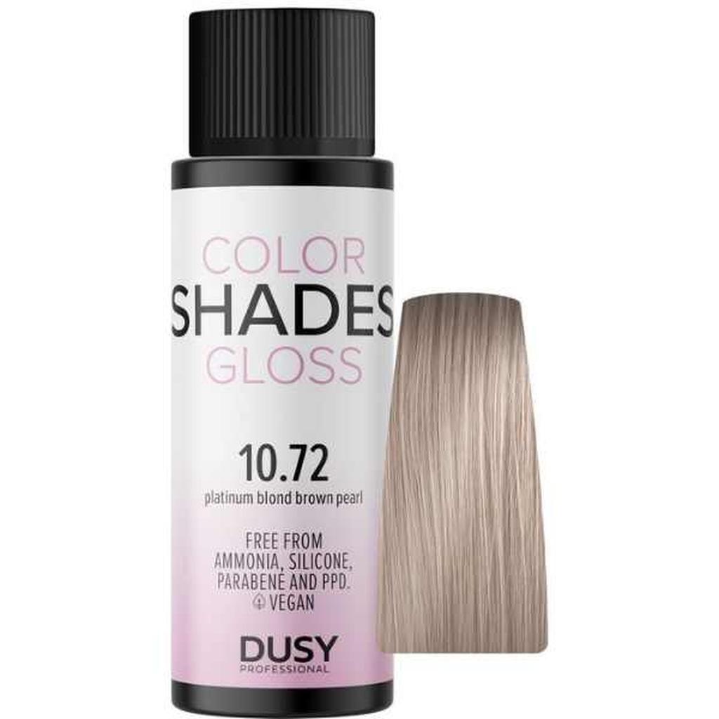 Dusy Color Shades 10.72 Platinum Blond Brown Pearl, 60 ml - Hiusten värjäys - Dusy Professional - Nicca.fi