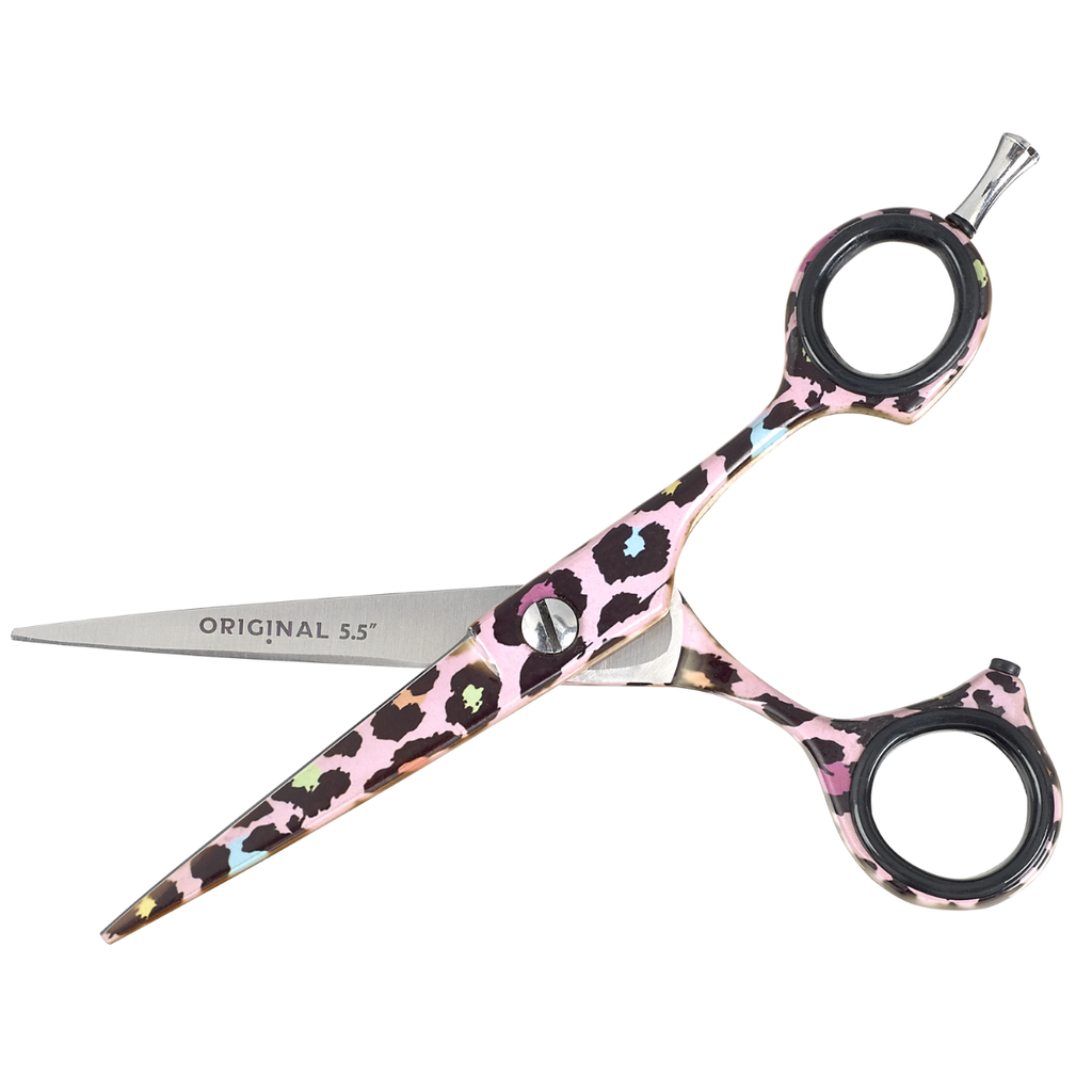 Original leikkaussakset Going Wild Pink Leopard 5.5" - Sakset - Original - Nicca.fi