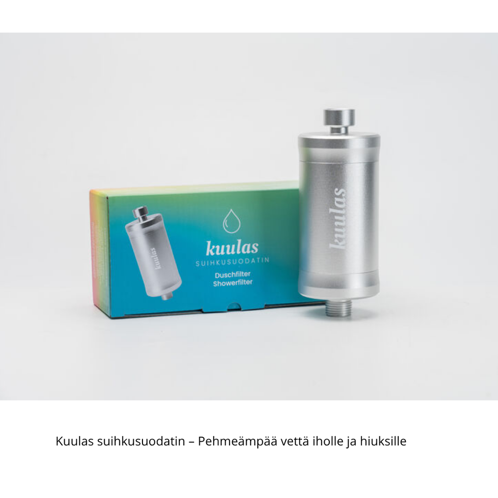 Kuulas Suihkusuodatin – Kauniit hiukset alkavat vedestä - Tarvikkeet - Kuulas - Nicca.fi