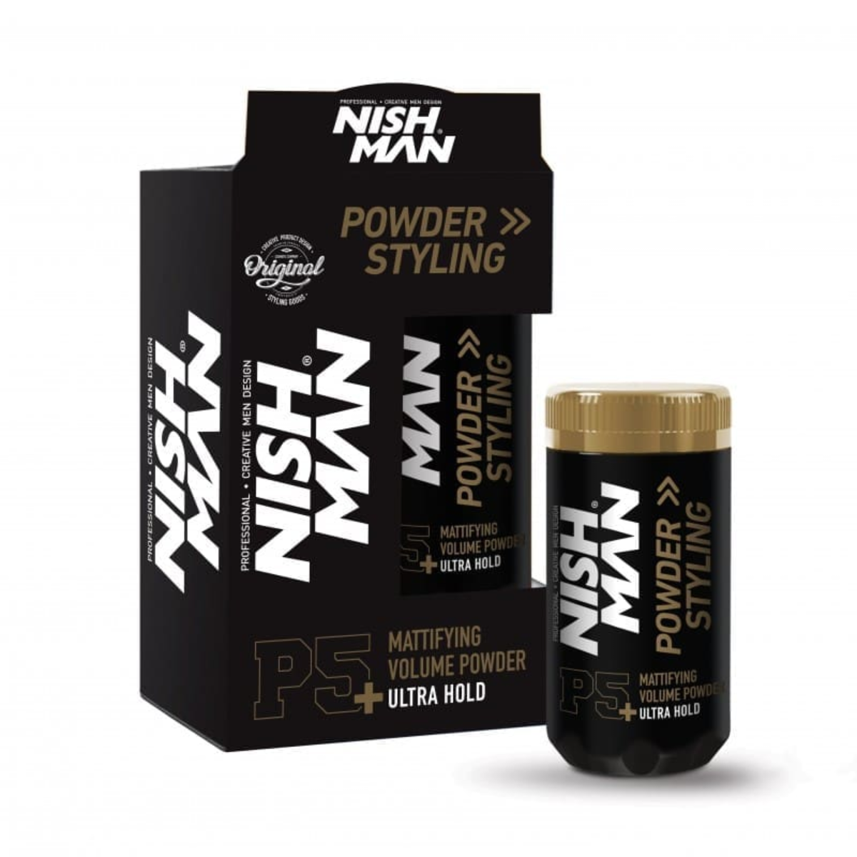 Nishman Hair Styling Ultra Hold Powder Wax P5 - Hiusten Muotoilutuotteet - Nishman - Nicca.fi
