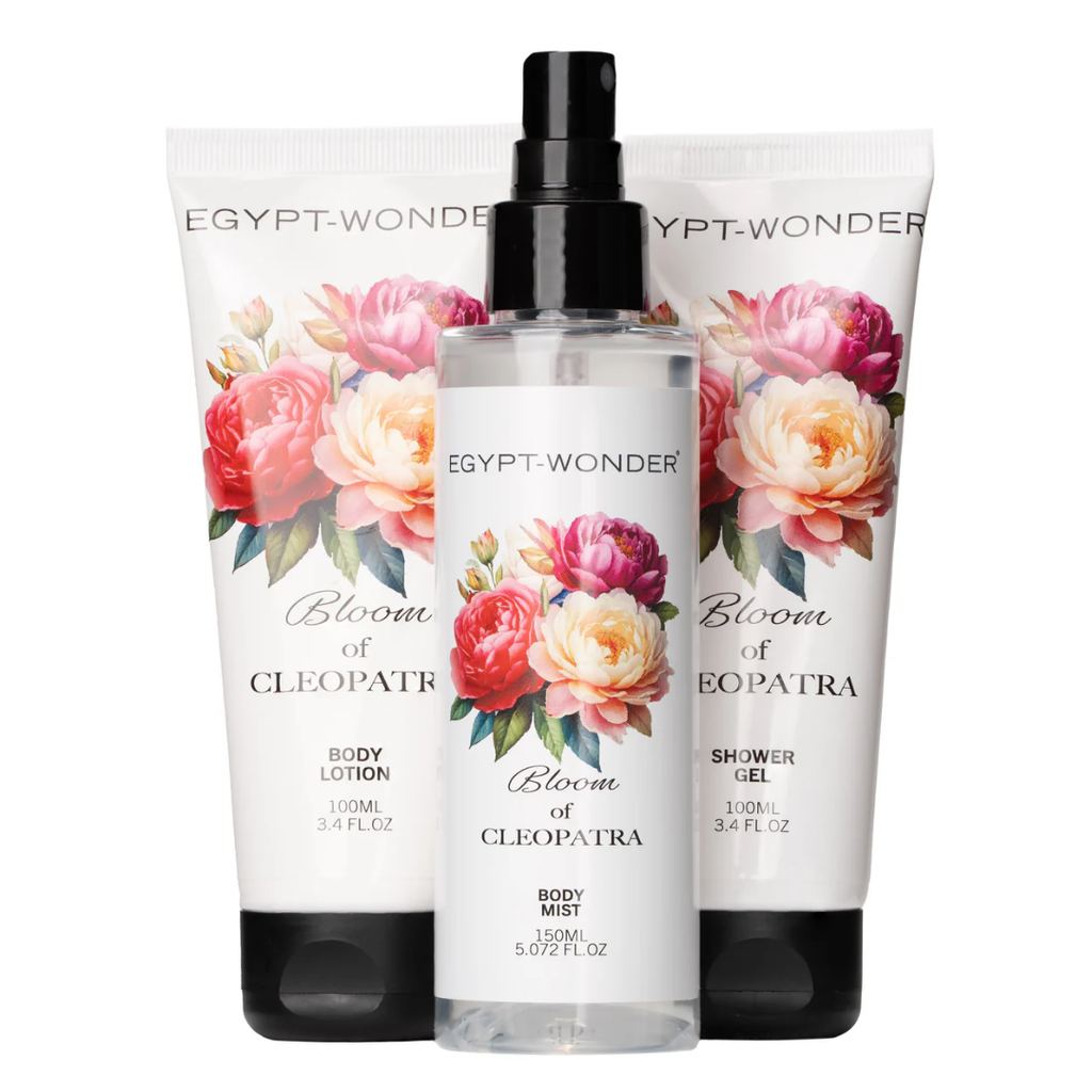 EGYPT-WONDER Bloom of Cleopatra – Kylpysarja (suihkugeeli, Body Lotion & Body Mist) - Vartalonhoito - Egypt Wonder - Nicca.fi