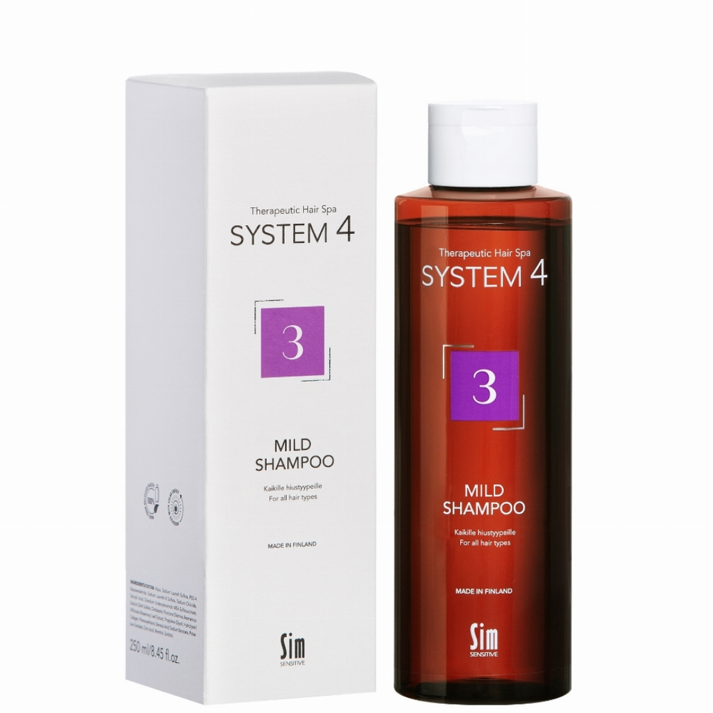 Sim System4 mild shampoo-kaikille hiustyypeille 250ml (3) - Shampoot - Sim - Nicca.fi