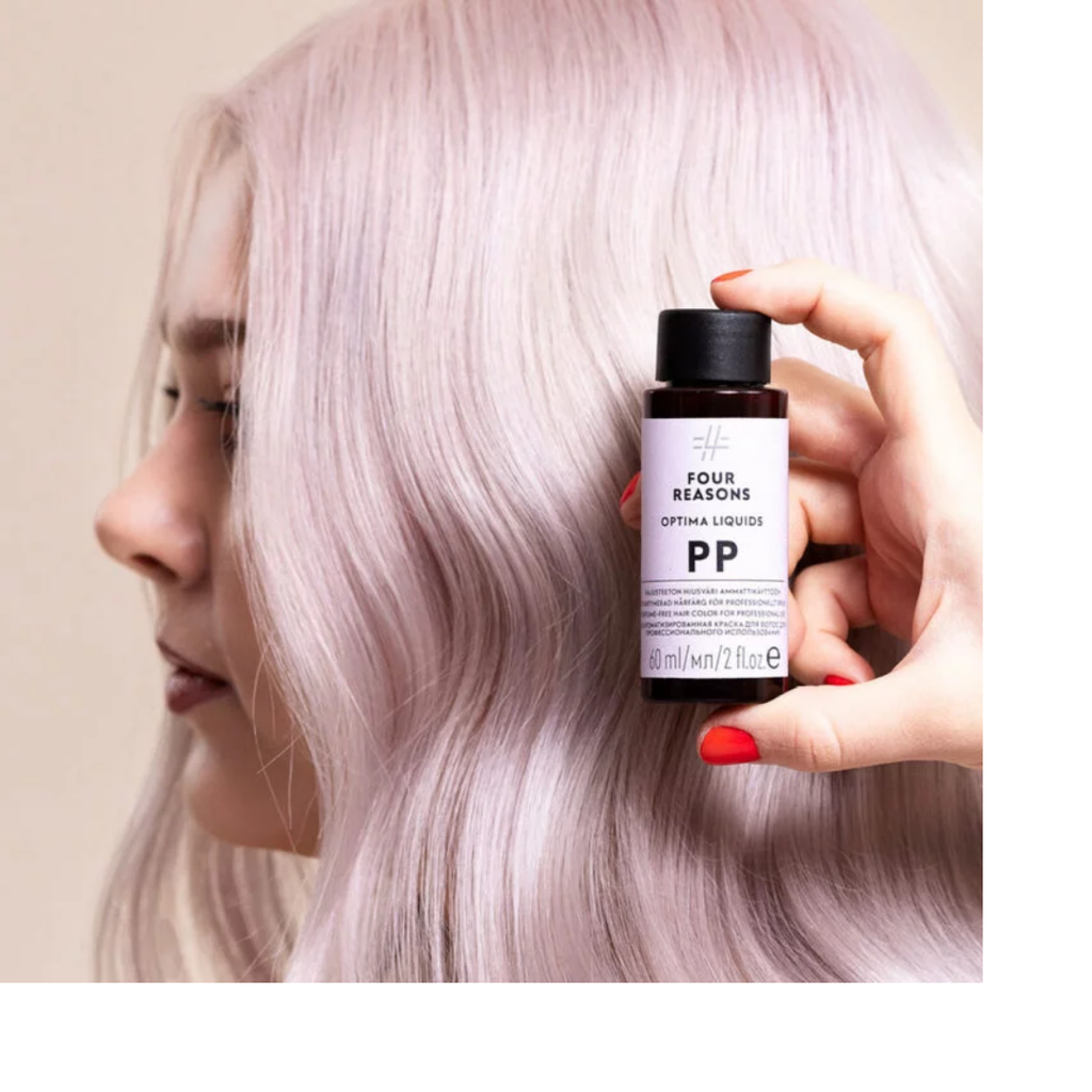 Four Reasons Optima Liquids PP, 60ml - Värjäys -Hiusvärit – kestovärit-suoravärit - Nicca.fi - Nicca.fi
