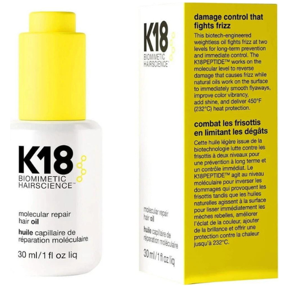 K18Hair Molecular Repair Hair Oil 30ml - Hoitoaineet - K18 - Nicca.fi