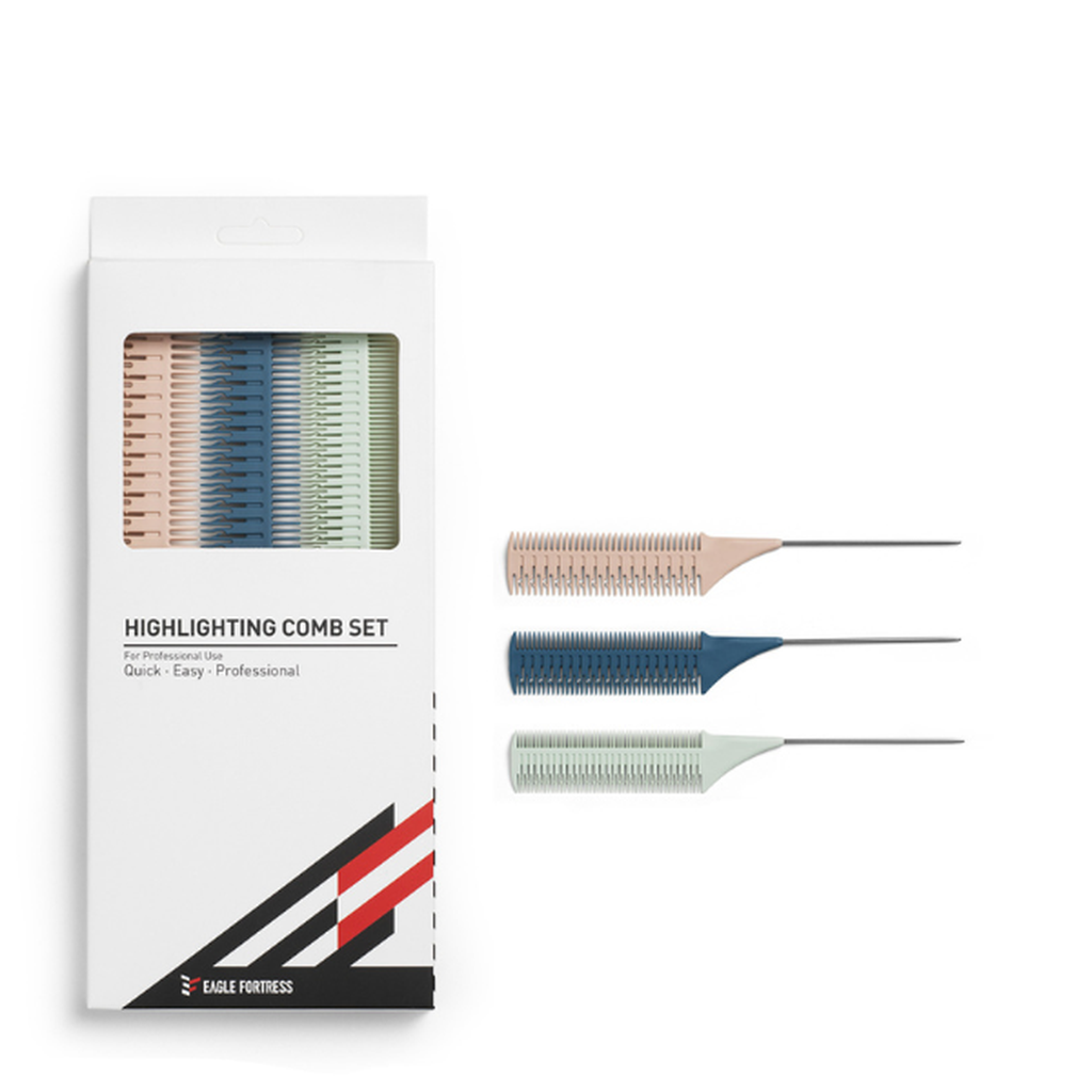 Vellen Hair Raitakampasetti – 3 kpl - Kammat - Vellen Hair - Nicca.fi