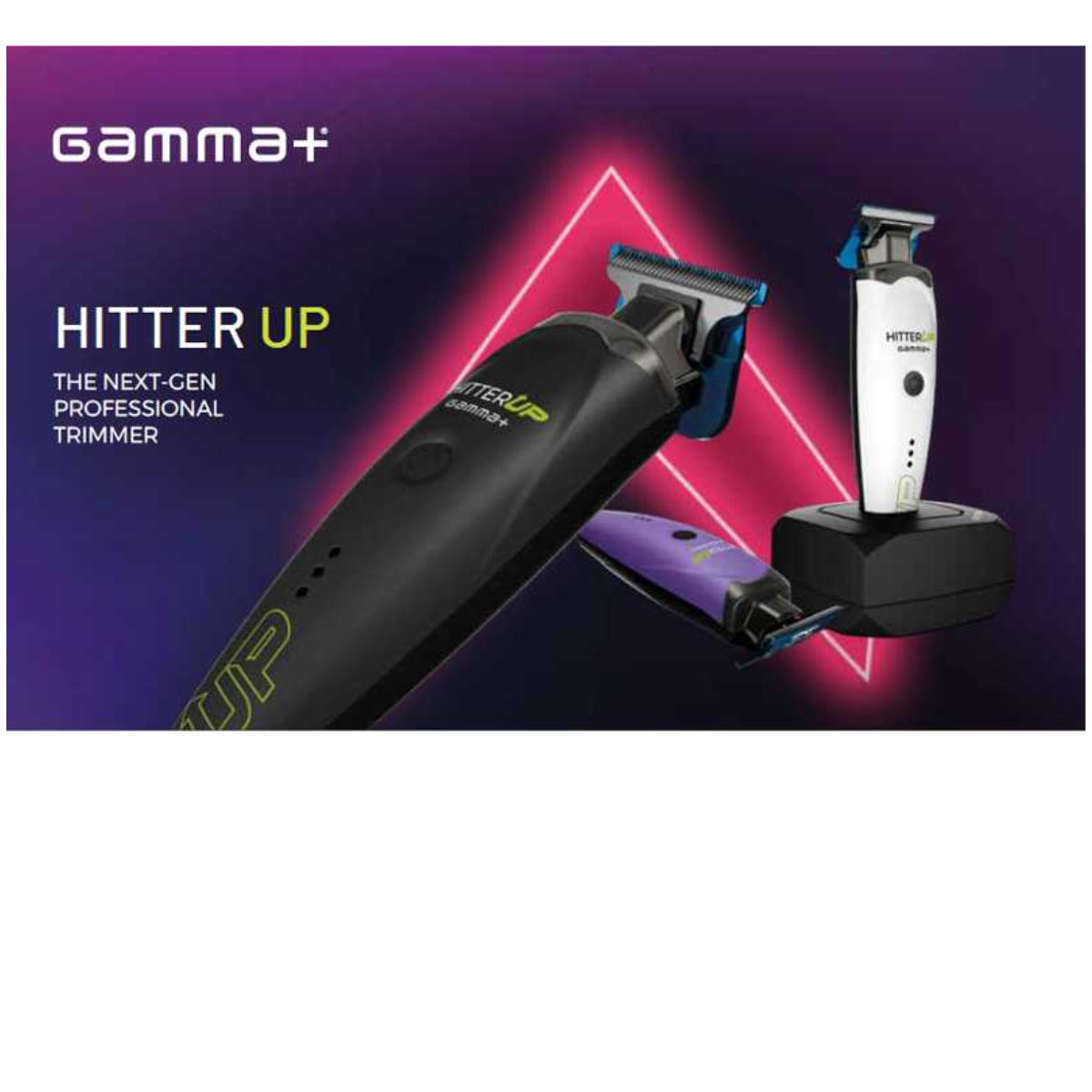 Gamma+ Hitter Up trimmeri with rotary motor