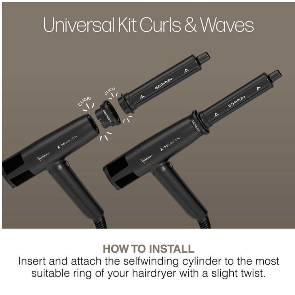 Gamma+ Universal Curls & Waves Kit - Kihartimet ja kiharrusraudat - Gamma + - Nicca.fi