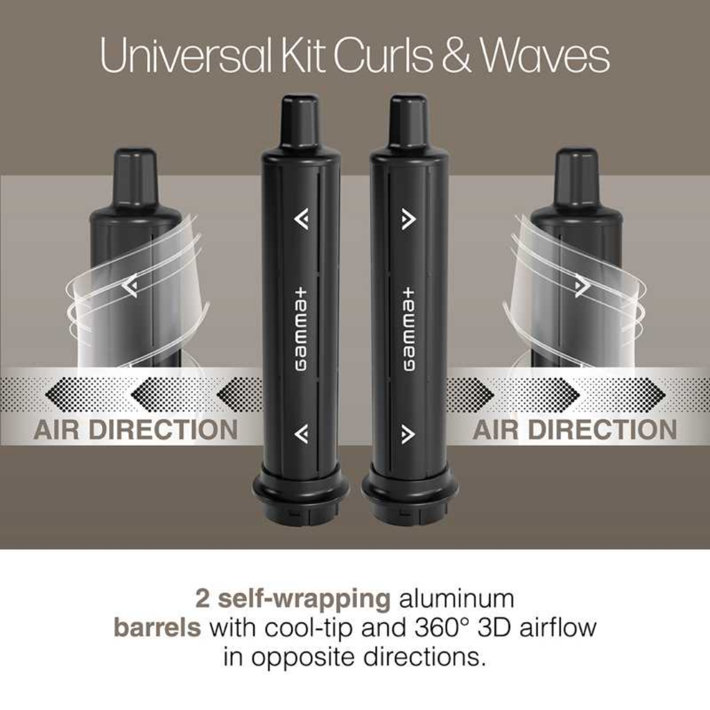 Gamma+ Universal Curls & Waves Kit - Kihartimet ja kiharrusraudat - Gamma + - Nicca.fi