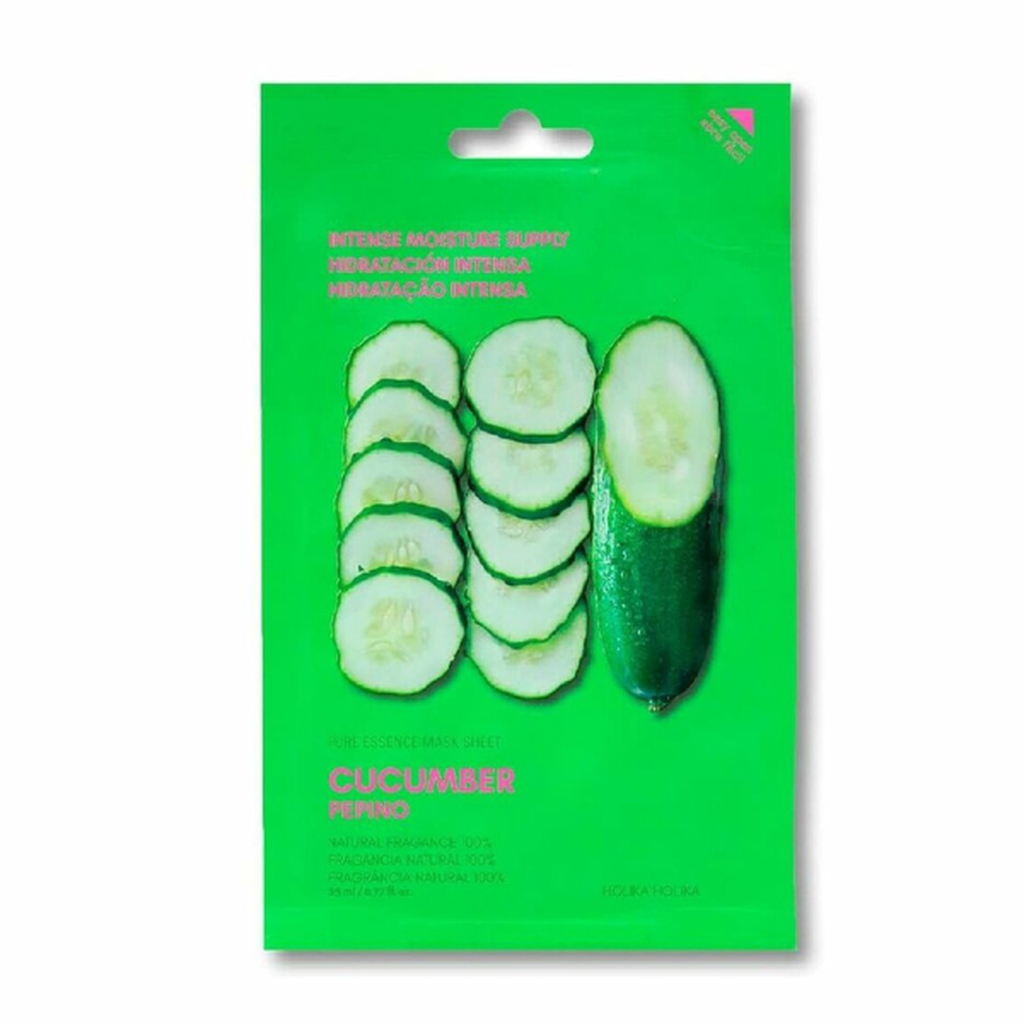 HOLIKA HOLIKA Pure Essence Mask Sheet - Cucumber 23 ml - Kasvojen hoito - Holika Holika - Nicca.fi